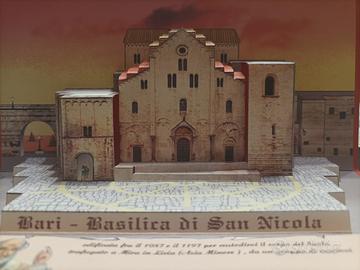 cartolina Pop Up Basilica di San Nicola di Bari 