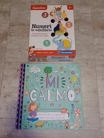 libro della Gaby Books e gioco clementoni