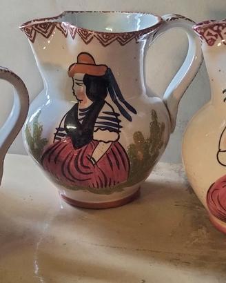 ANTICA SERIE DI 4 CARAFFE DA VINO