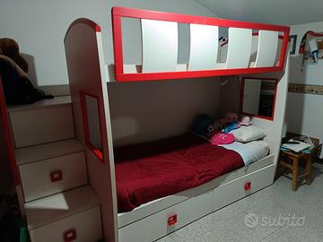 letto a castello a ponte 