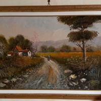 Quadro paesaggio rurale