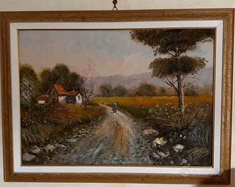 Quadro paesaggio rurale