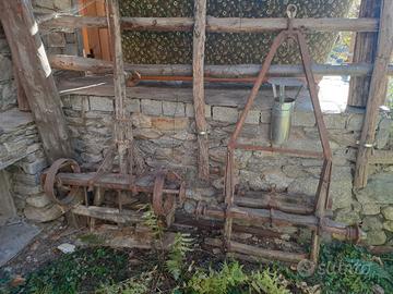 telaio aratro calesse carretto epoca