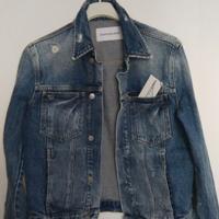 Giacca jeans demin Calvin Klein uomo nuova