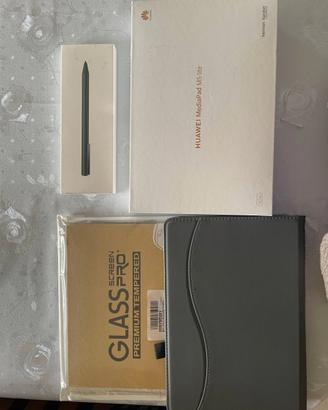 Huawei MediaPad M5 Lite + penna + cover + vetro