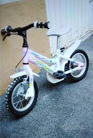 Bici semi nuova  bimba 10 pollici(2-4 anni)