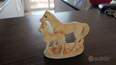 statua di coccio due cavalli 15 per 15