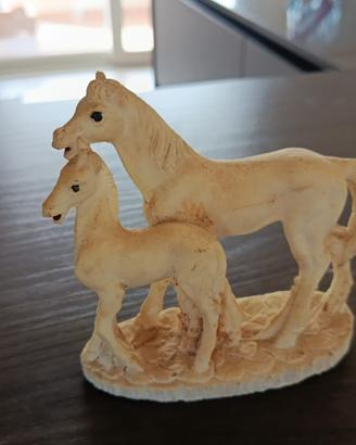 statua di coccio due cavalli 15 per 15