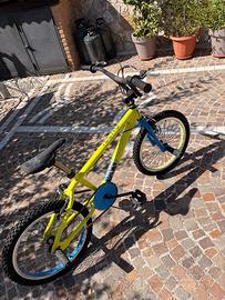 BMX Tecnobike 20” gialla e blu