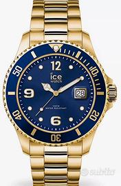 Orologio oro blu gold nuovo uomo donna