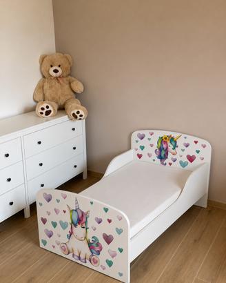 Lettino unicorno bambini