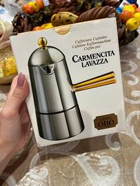 Caffettiera Carmencita Lavazza oro