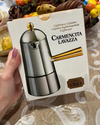 Caffettiera Carmencita Lavazza oro