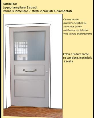Portoncino in legno