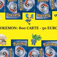 Pokémon GCC: 800 carte in lotto unico