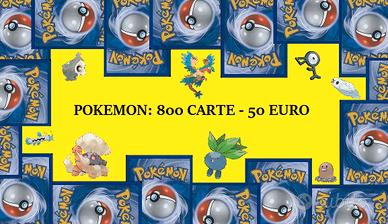 Pokémon GCC: 800 carte in lotto unico