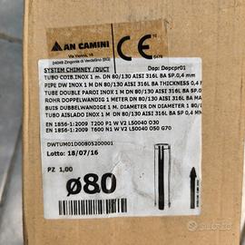 tubo doppio stufa a pellet 