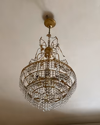 Lampadario stile impero