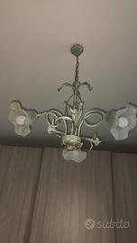 lampadario in ottone 