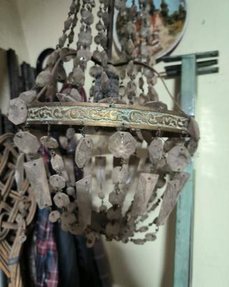 Lampadario vintage antico funzionante