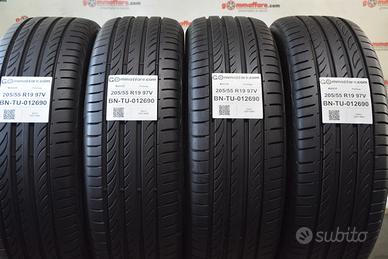 4 pneumatici km0 pirelli 205/55 r19 97v tu12690