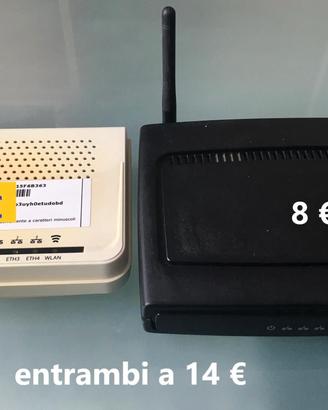 Modem riprogrammabili come router