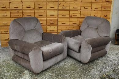Coppia di poltrone vintage anni '70 - Space age