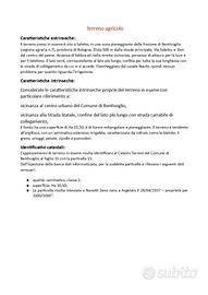 Appezzamento agricolo
