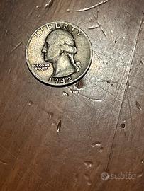 Moneta USA Quarter of dollar Washington 1942