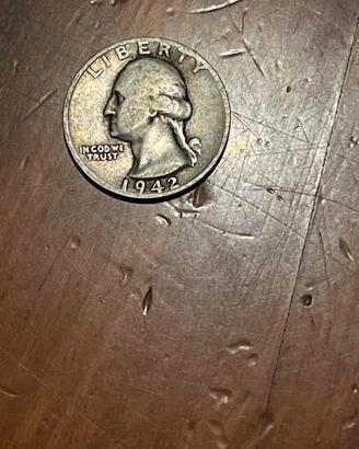 Moneta USA Quarter of dollar Washington 1942