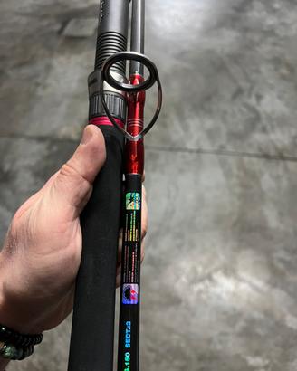 Canna da spinning pesante 230cm 150g Siluro/Mare