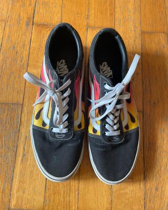 VANS old skool flames