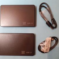 LOTTO DI 2 HDD TOSHIBA ESTERNI USB 3.0 USAT DA 500