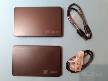 LOTTO DI 2 HDD TOSHIBA ESTERNI USB 3.0 USAT DA 500