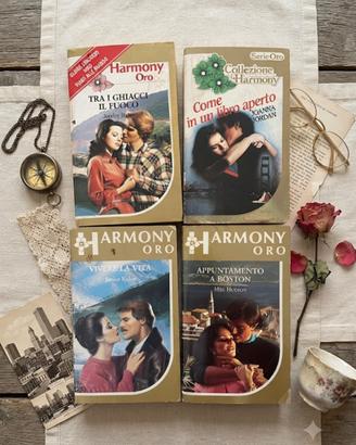Lotto di 4 romanzi harmony oro