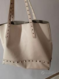 Borsa in pelle ..modello sacco .marca Mango