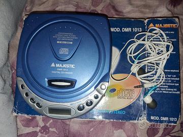 lettore cd portatile majestic ben tenuto. 