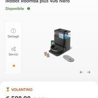 Roomba plus 406 nuovo