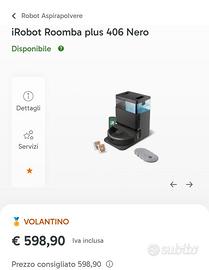 Roomba plus 406 nuovo