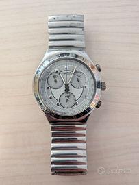 Swatch Irony Chrono anni ‘90 quadrante argento