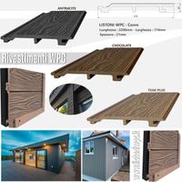 Listone wpc profilo rivestimento muro parete legno