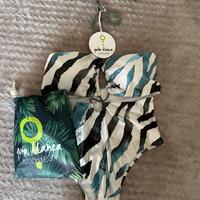 Costume trikini fantasia floreale