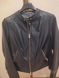 Giubbotto in pelle Fiorella Rubino