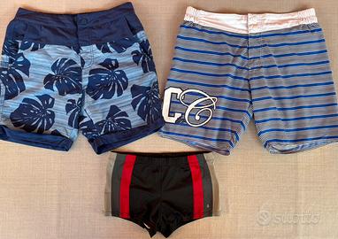 Tre costumi da spiaggia taglia L
