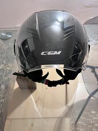 CASCO CGM NERO OPACO TAGLIA XS