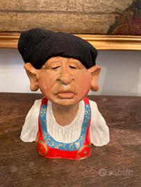 Antica scultura ceramica Sarda