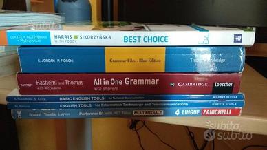 Libri Inglese superiori. Titoli in descrizione