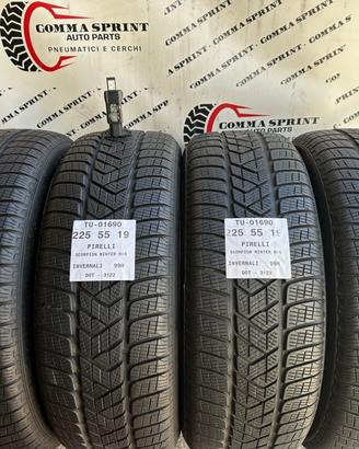 4 PNEUMATICI 225/55 R19 PIRELLI INVERNALI