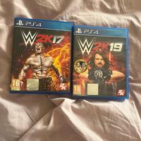 Lotto WWE2k17 + WWE2k19 ps4