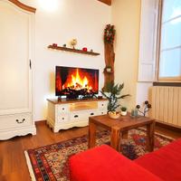 Porta TV Shabby Chic color crema 117 cm Provenzale